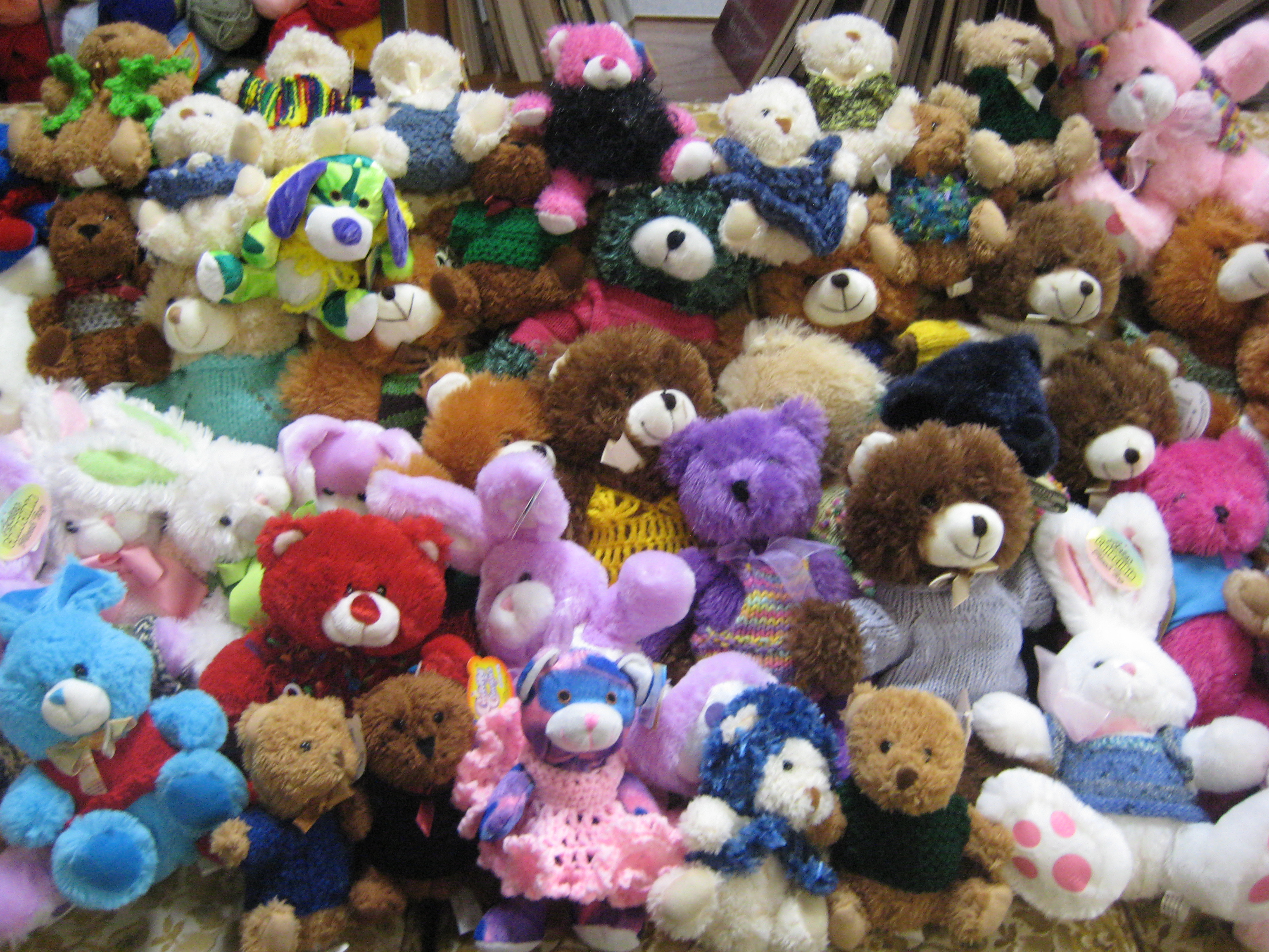 teddy bear in shop